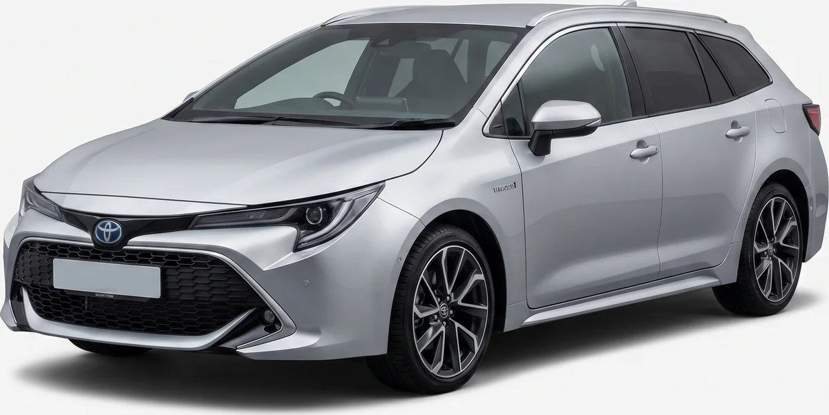 Silver Toyota Corolla Touring Sports estate — the car Kings Heathrow Taxi drives