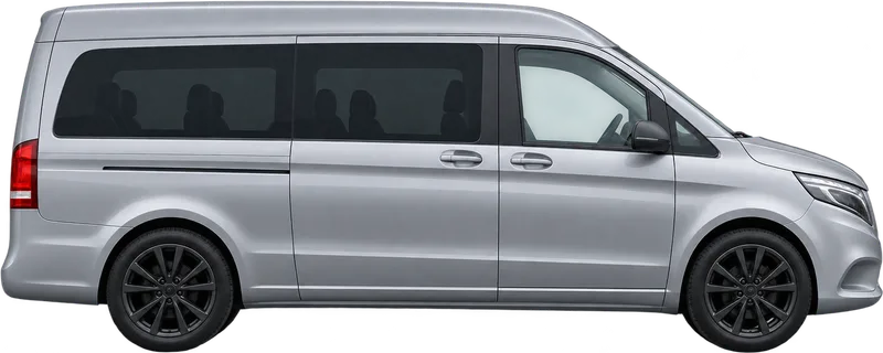 8 seater minibus, side view